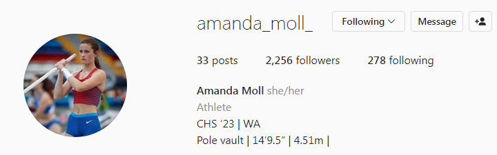 Amanda Moll's Instagram